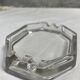Vintage octagonal glass ashtray
