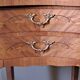 Louis XV style marquetry "kidney" bedside table