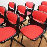 Set of 8 Dorsal chairs, Eurosit