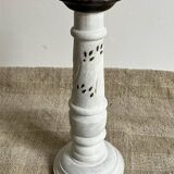 Old wooden candlestick