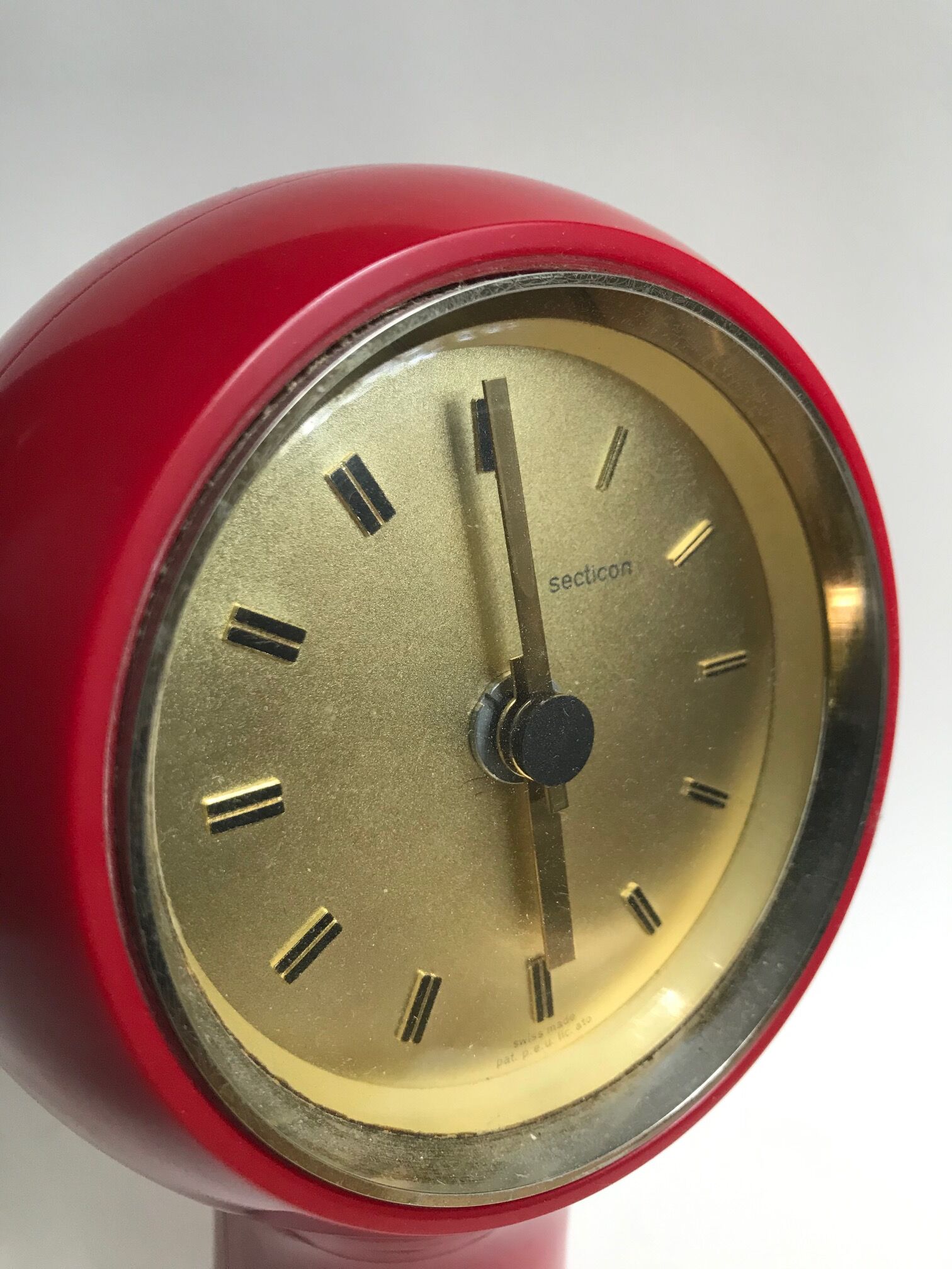 Red Clock Section of Angelo Mangiarotti