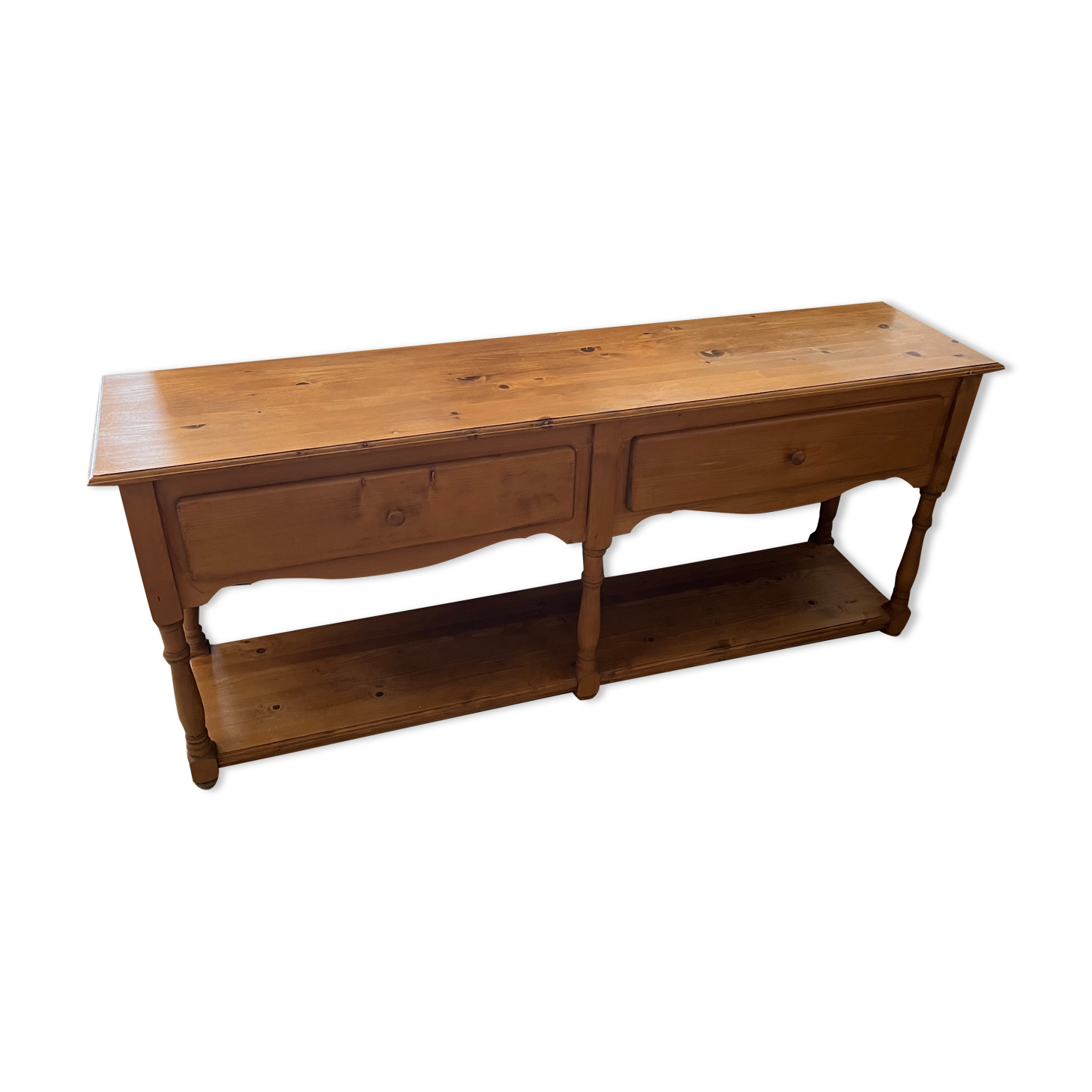 Draper console with 2 drawers