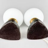 Paire de lampes de table ou de chevet du milieu du siècle