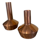 Designer candle holder duo