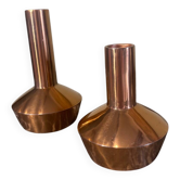 Designer candle holder duo