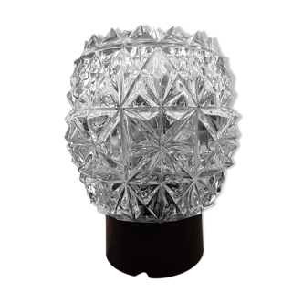 chiseled glass sconce 1970