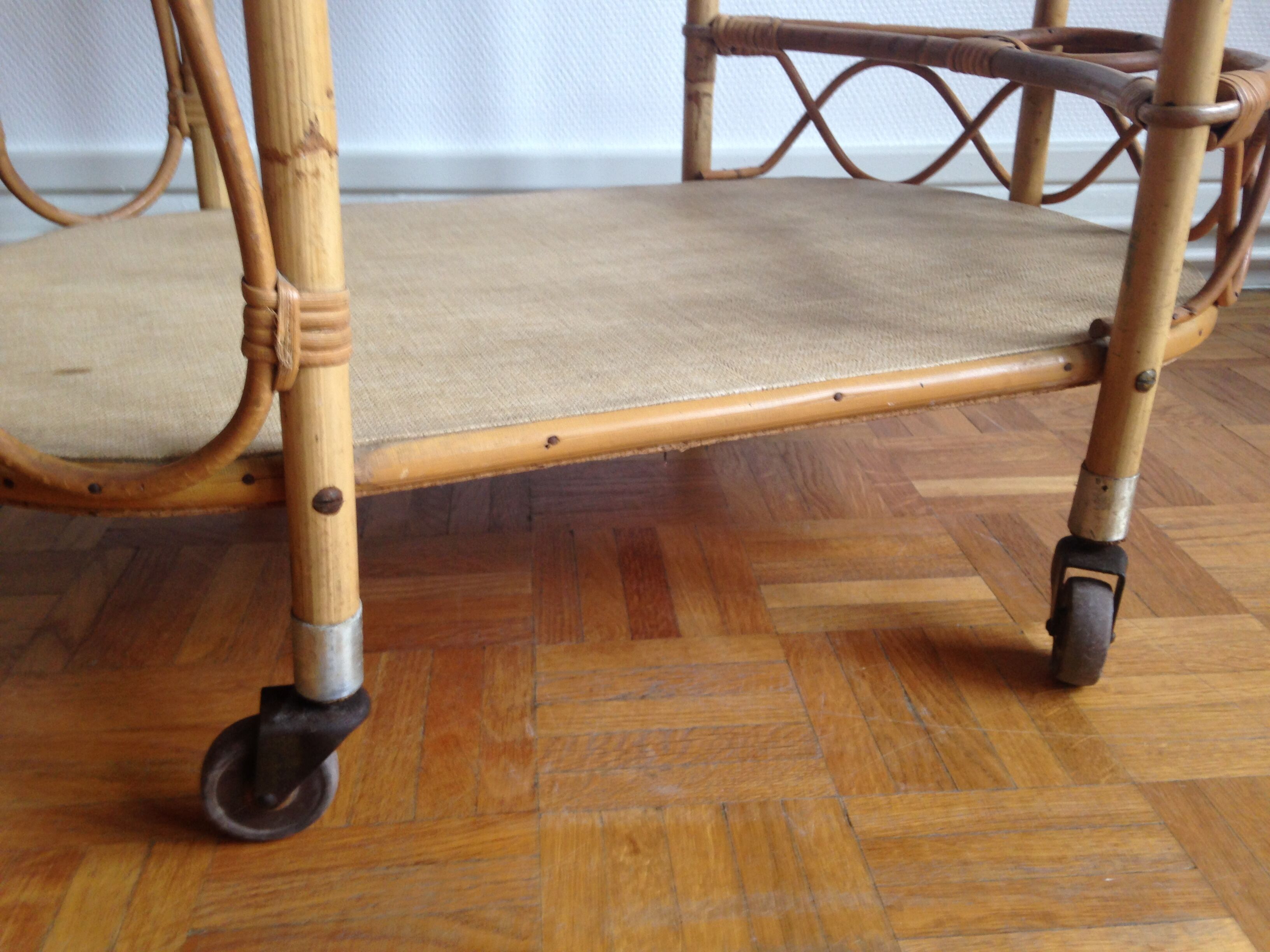 Serving bamboo and rattan 1970