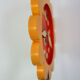 Vintage Kiva flower wall clock