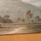 Old watercolour on paper from the early 19th century - landscape