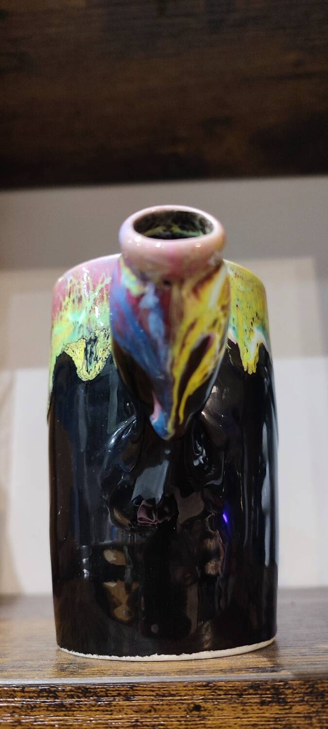 Mazagran flamed ceramic Vallauris