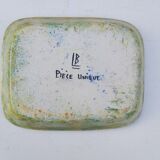 Bernard Lecuyer ceramic dish