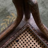 Piano bench in cannage