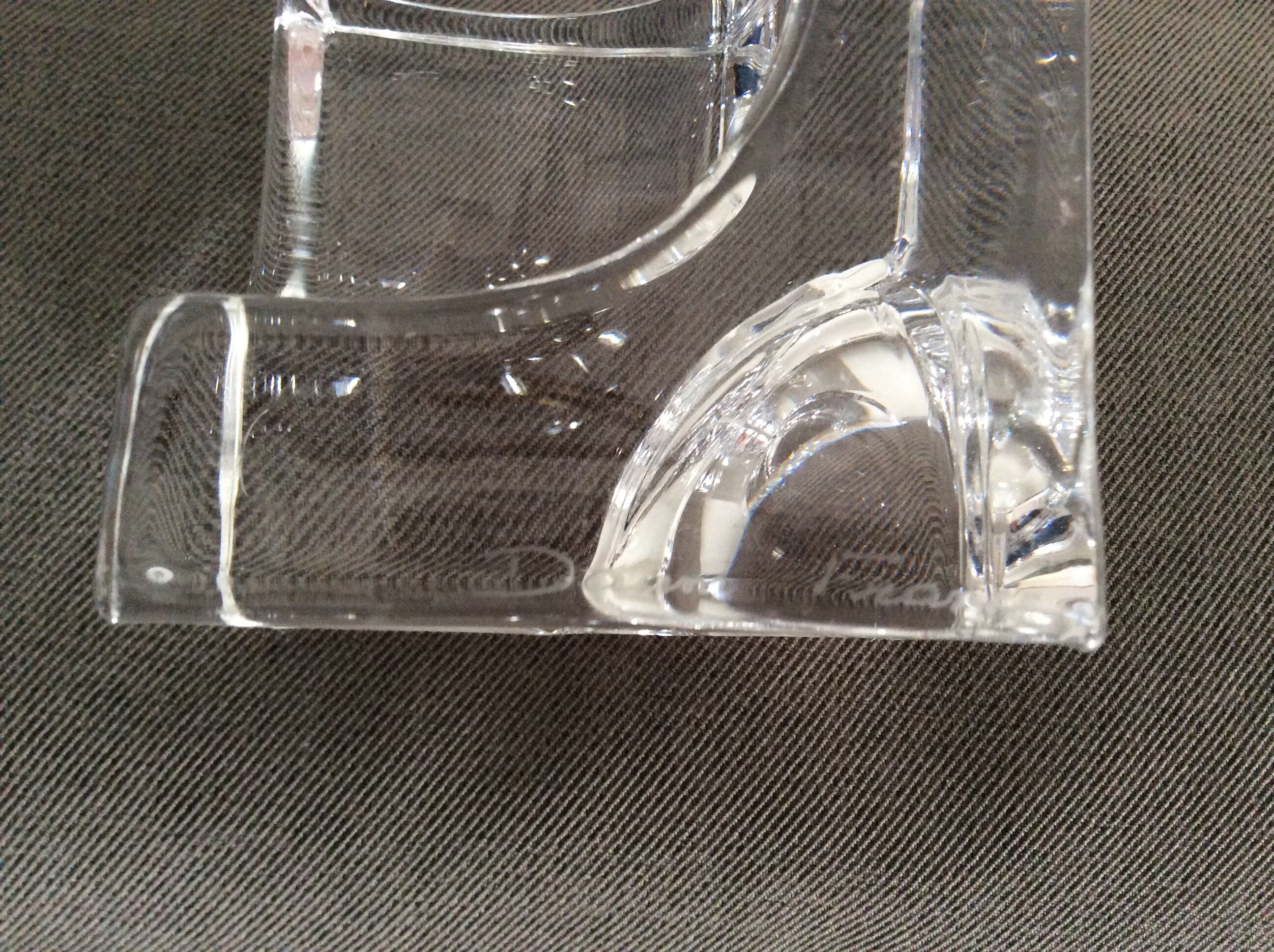 Cendrier cristal de Daum