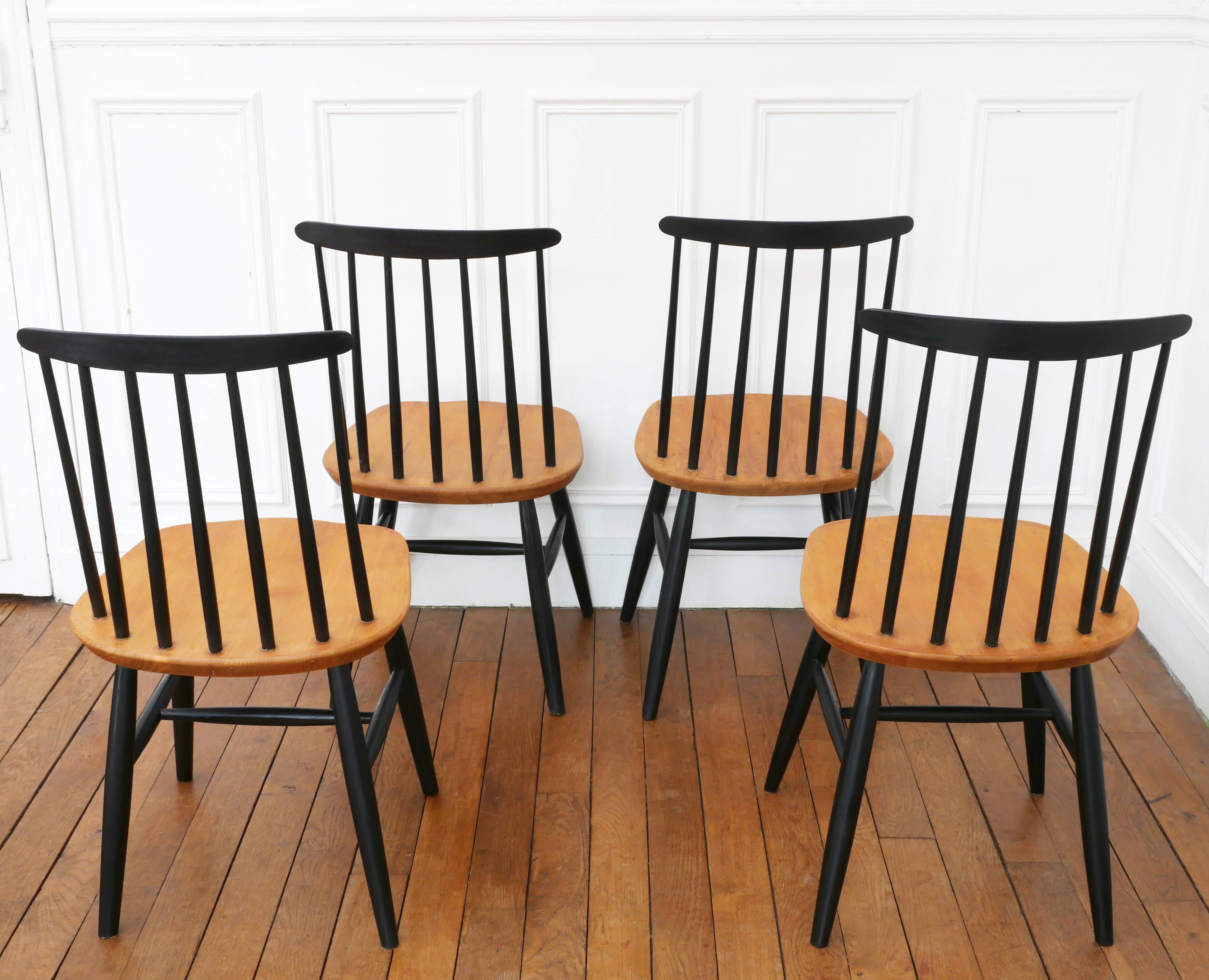 4 Vintage Chairs - Restored