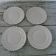 4 Flat plates Haviland model white torso Limoges France