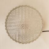 Vintage glass ceiling lighter RZB Germany 1970