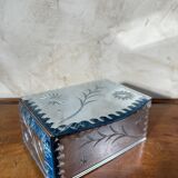 Glass jewelry box