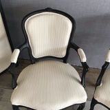 Pair of convertibles striped fabric