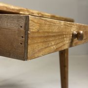 English antique pine dining table
