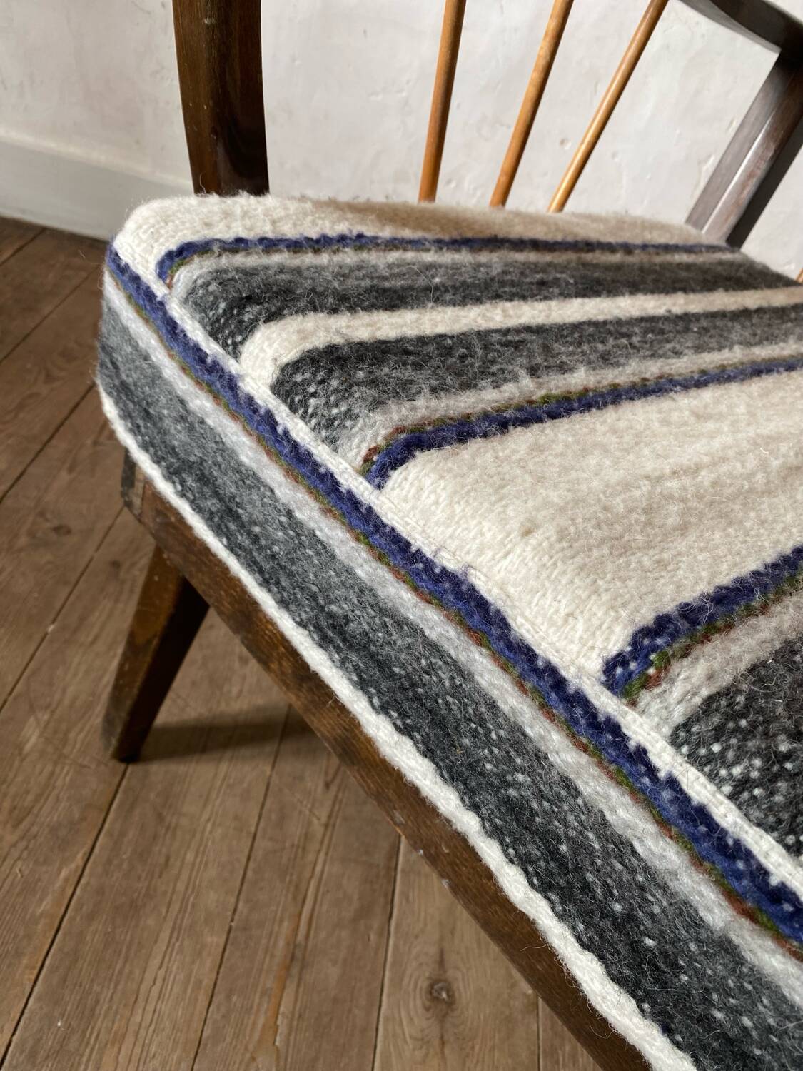 Restored vintage armchair