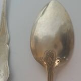6 small solid silver teaspoons Minerva