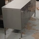 Petit meuble / enfilade indus  gris souris.
