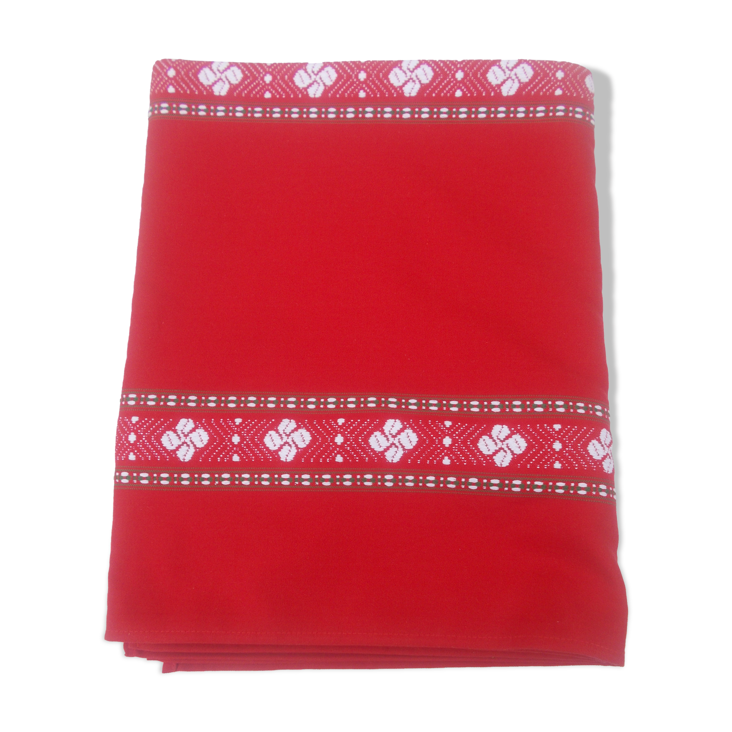 Basque cross tablecloth 2 m 50