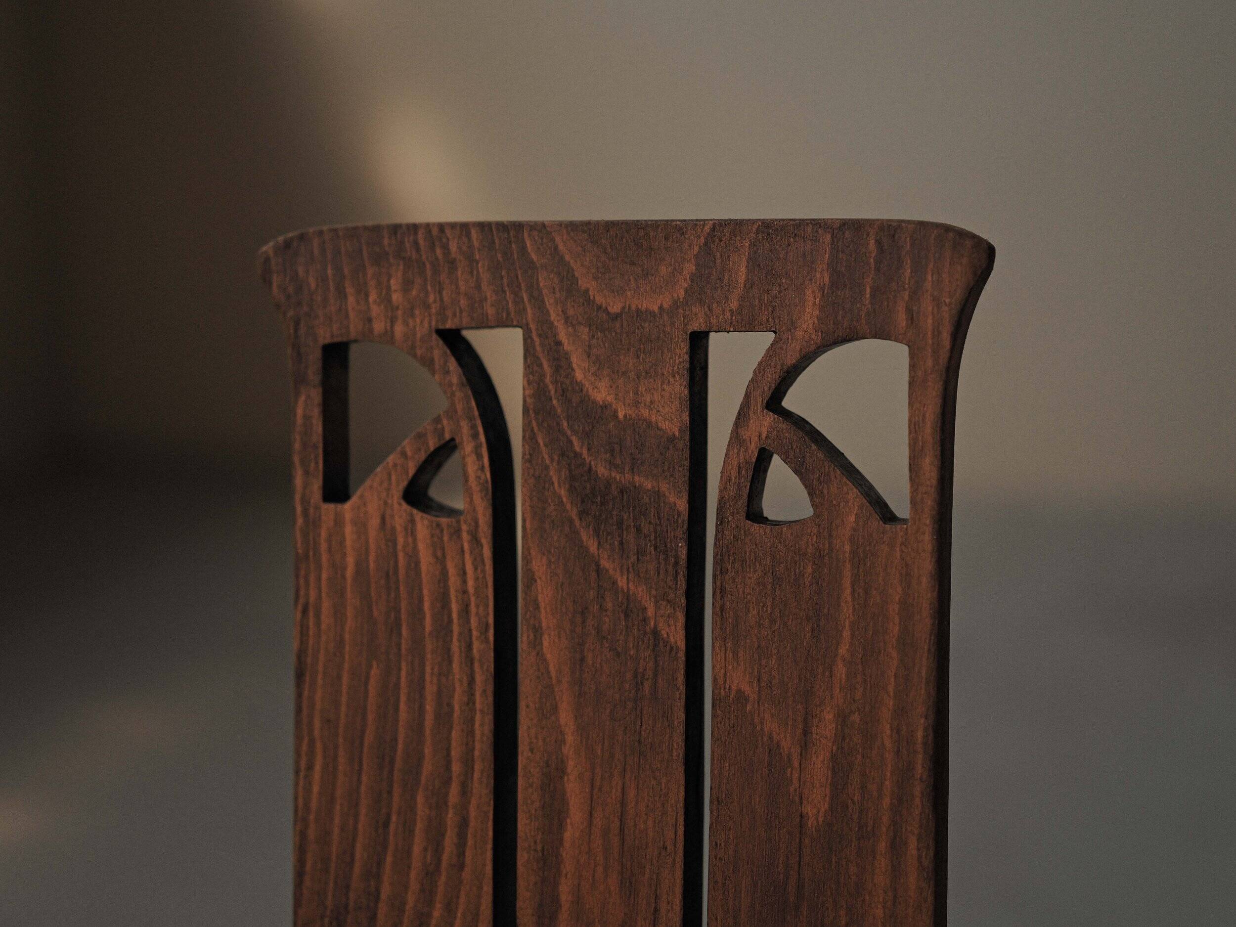 Chaise d'appoint géométrique, Arts & Crafts, vers 1900-1925