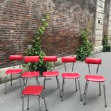 Lot of vintage Tub menager chairs around 1960