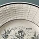 Lot de 12 petites assiettes Digoin Sarreguemines, « Les Mois »