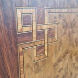 Low furniture marquetry style louis XVI