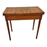 Table a jeux avec plateau a damiers
