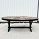 Ceramic and metal coffee table