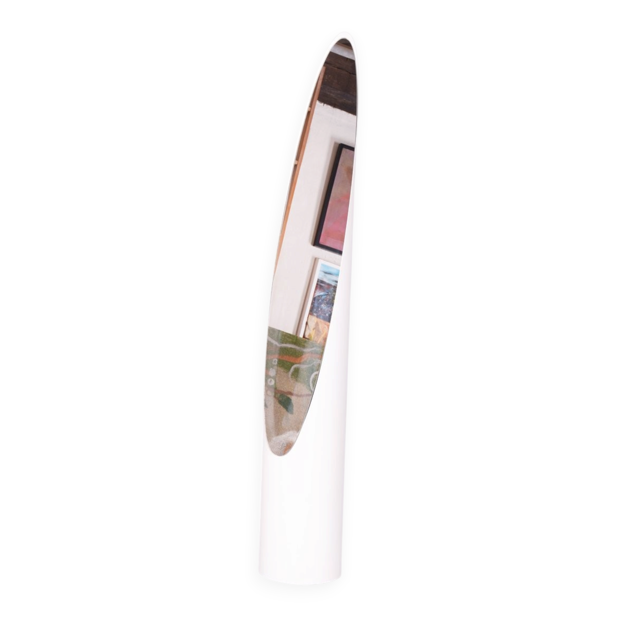 Mid-Century Modern Floor Mirror by Roger Lecal, 1970s