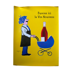 Affiche originale Buvons