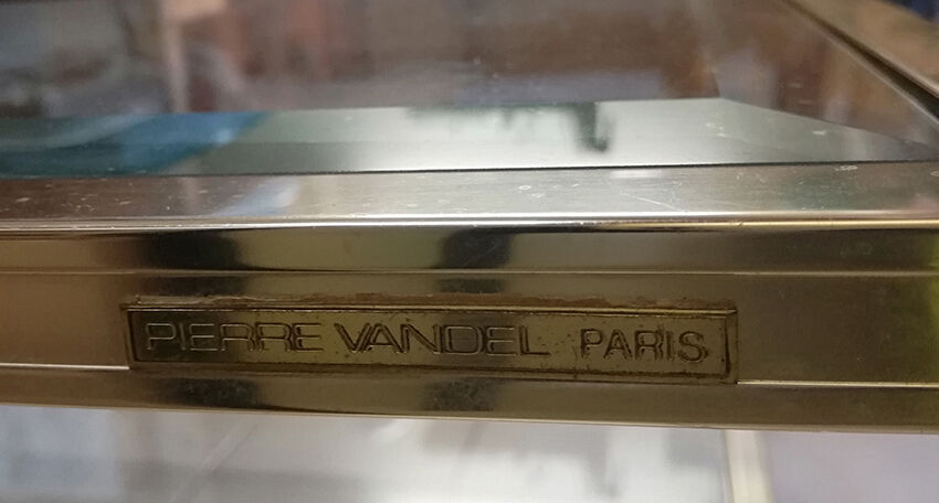 Pierre Vandel coffee table model Altu Glass and altuglas