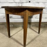 Oval old farmhouse table