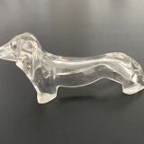 8 plastic knife holders, 70s, dachshund shape