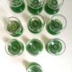 Set of 10 Alsatian Roemer glasses from the 1970s, height 16 cm.