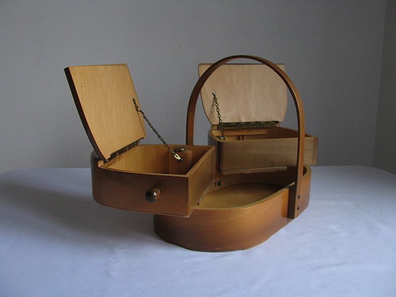 Mid Century Sewing Box 1950/60s