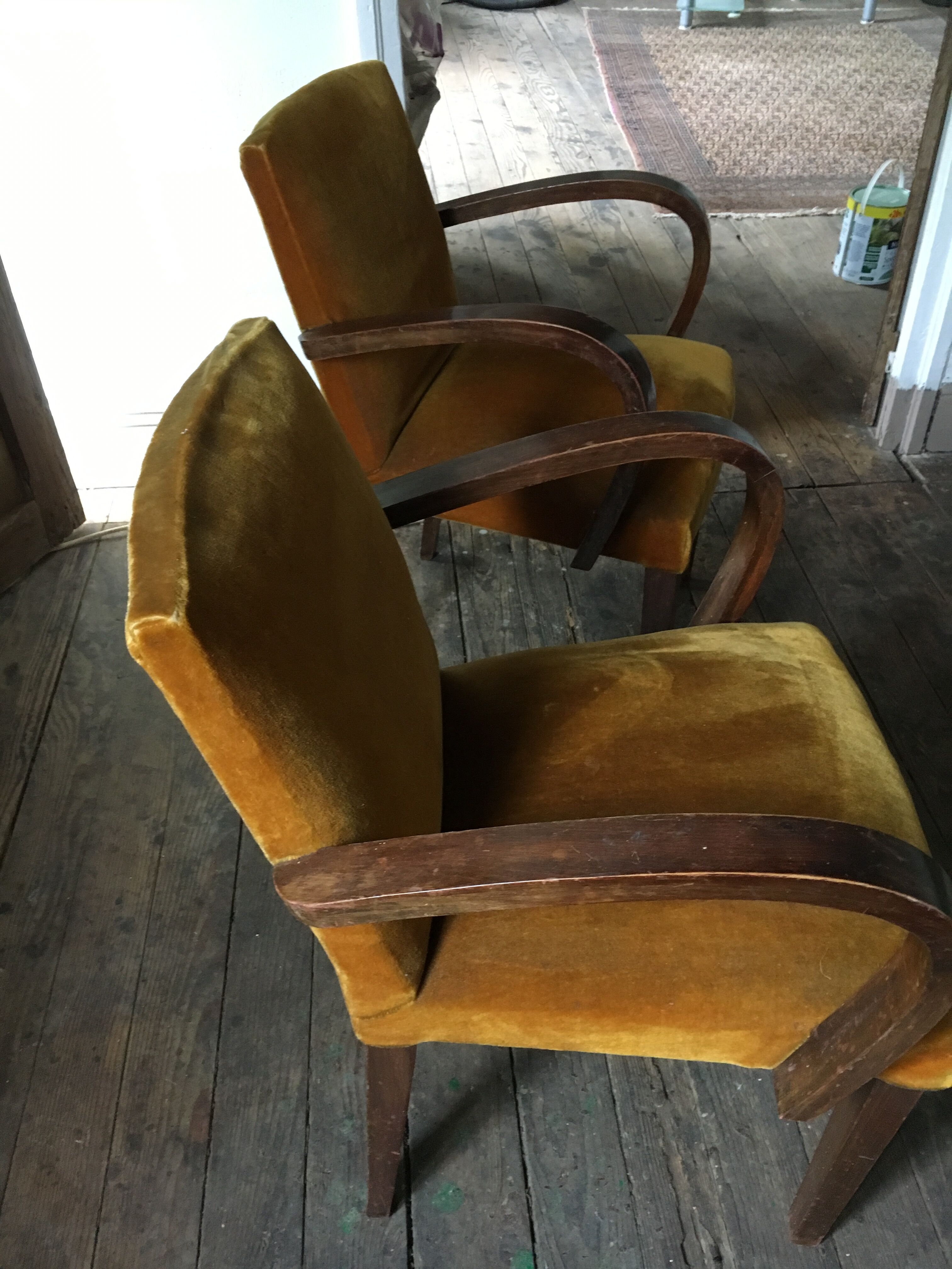 Paire de fauteuil bridge des années 40