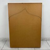 Vintage Scandinavian mirror pinewood