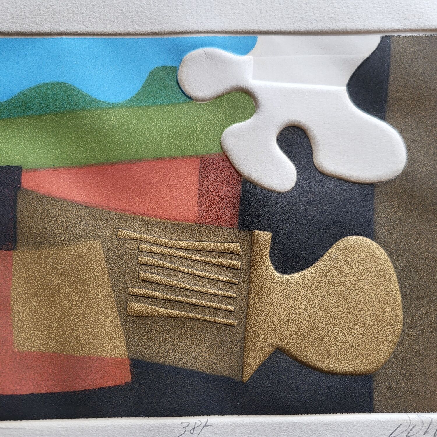 Artist's proof Bertrand Dorny, signed and numbered.