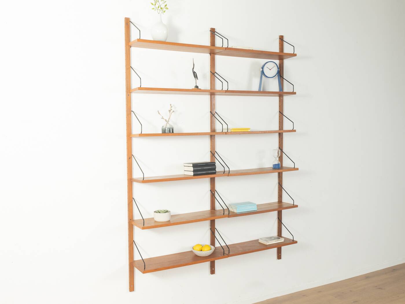 Classic wall shelf by Poul Cadovius for Cado, 1950s, teak veneer