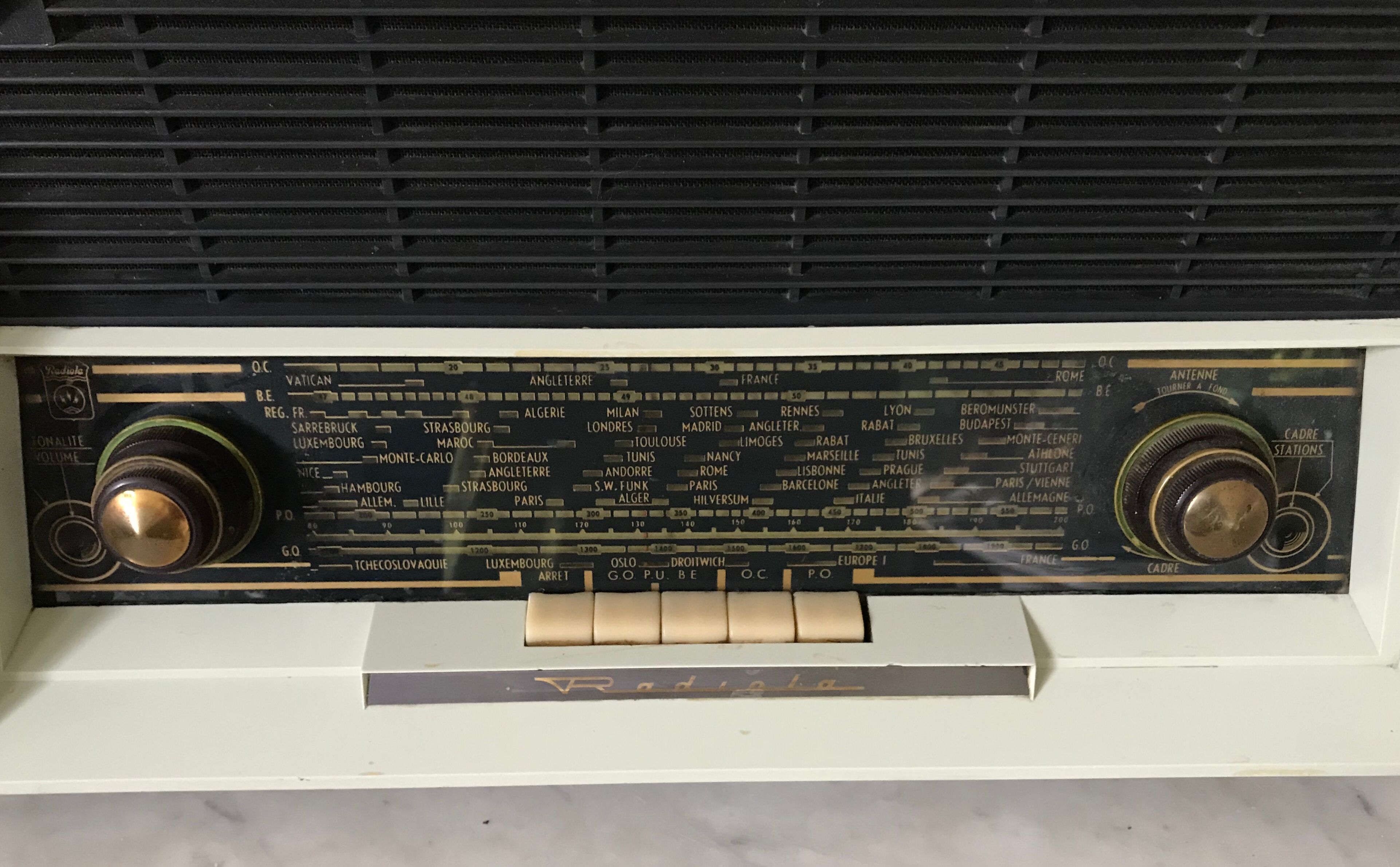 Radio station -TSF- vintage