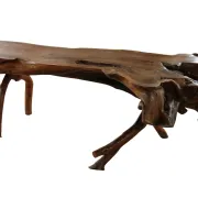 Large sculptural root wood coffee table – circa 1970