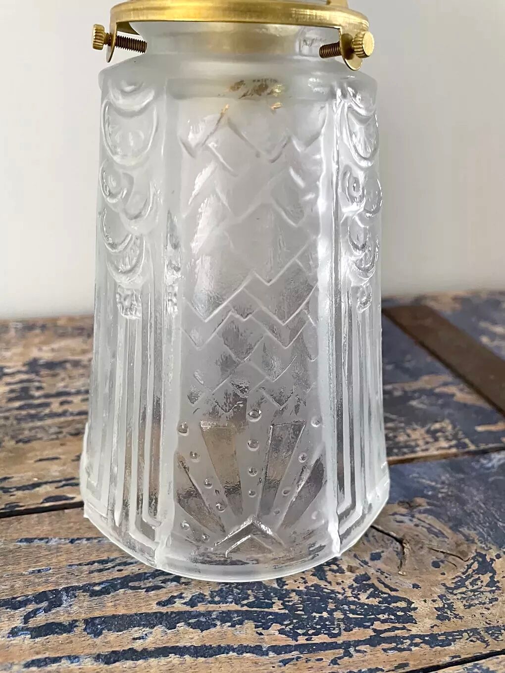 Pair of art deco wall lights