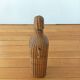 Bottle, old carafe in glass and wicker, 1950s