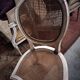 Lot Louis XV medallion chairs canned