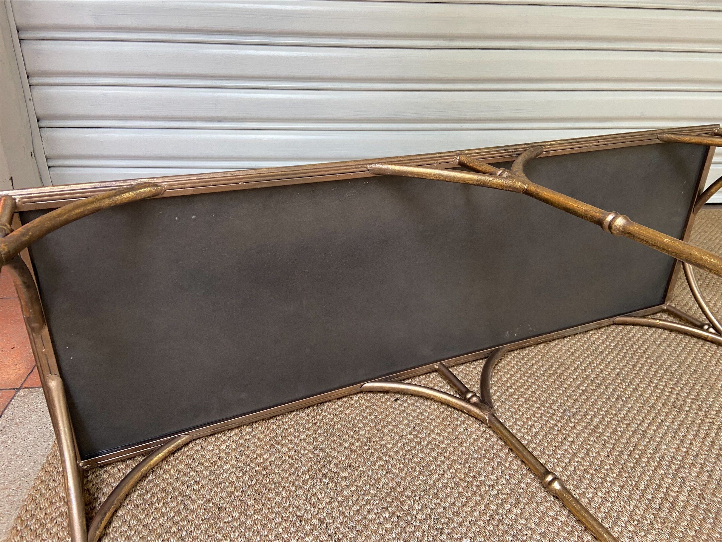 Console 90s - Metal and glass